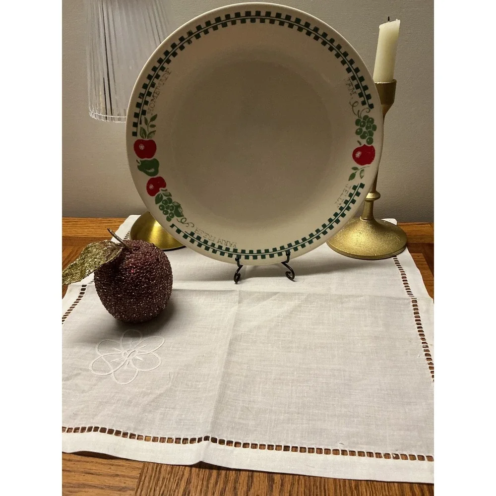 Corelle Farm Fresh Dinner Plate Corning Apple Grapes Cottagecore Plate
